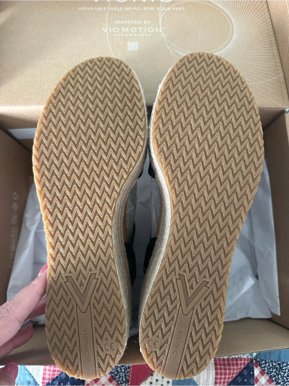 Vionic Darla Espadrille Wedge Sandal